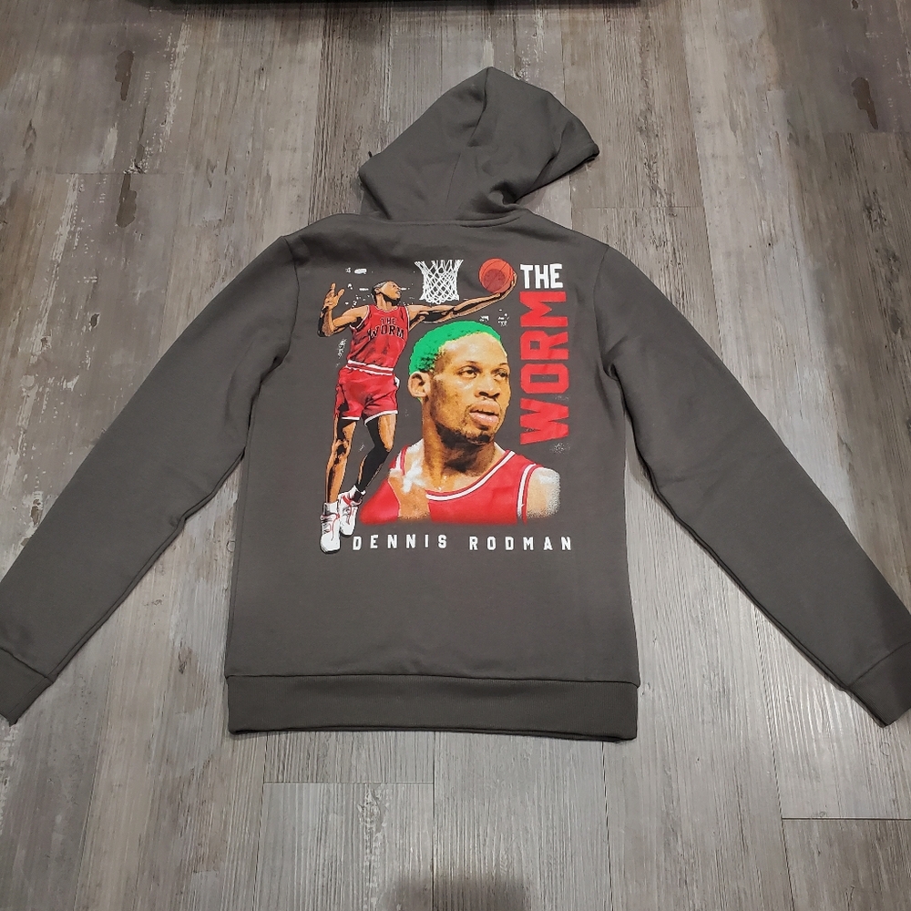 Dennis Rodman THE WORM Hoodie made by Rodman & Company RARE